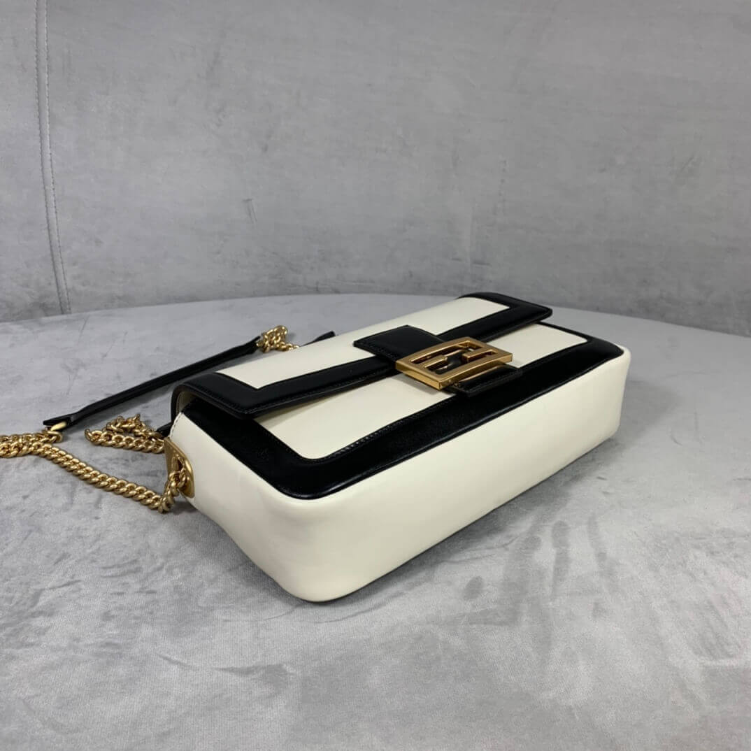 Fendi Baguette Chain Bag In Nappa Leather 8BR783