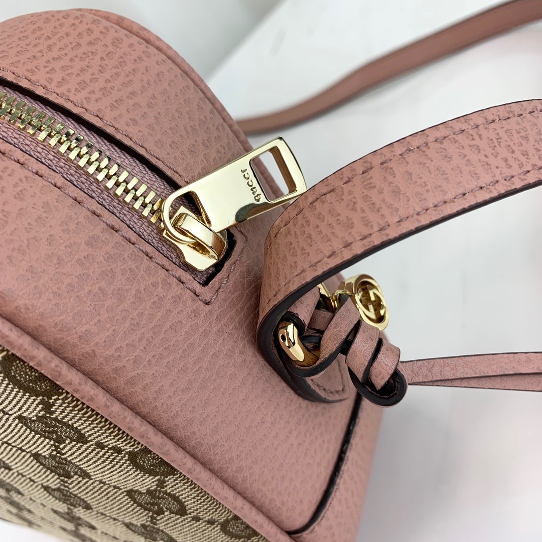 Gucci Bree Original GG Canvas Mini Messenger Bag 387360