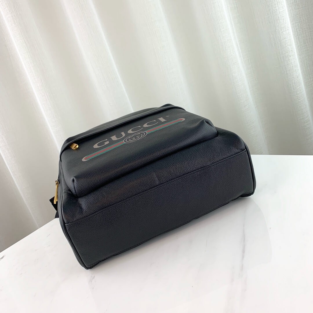 Gucci Print Leather Backpack 547834