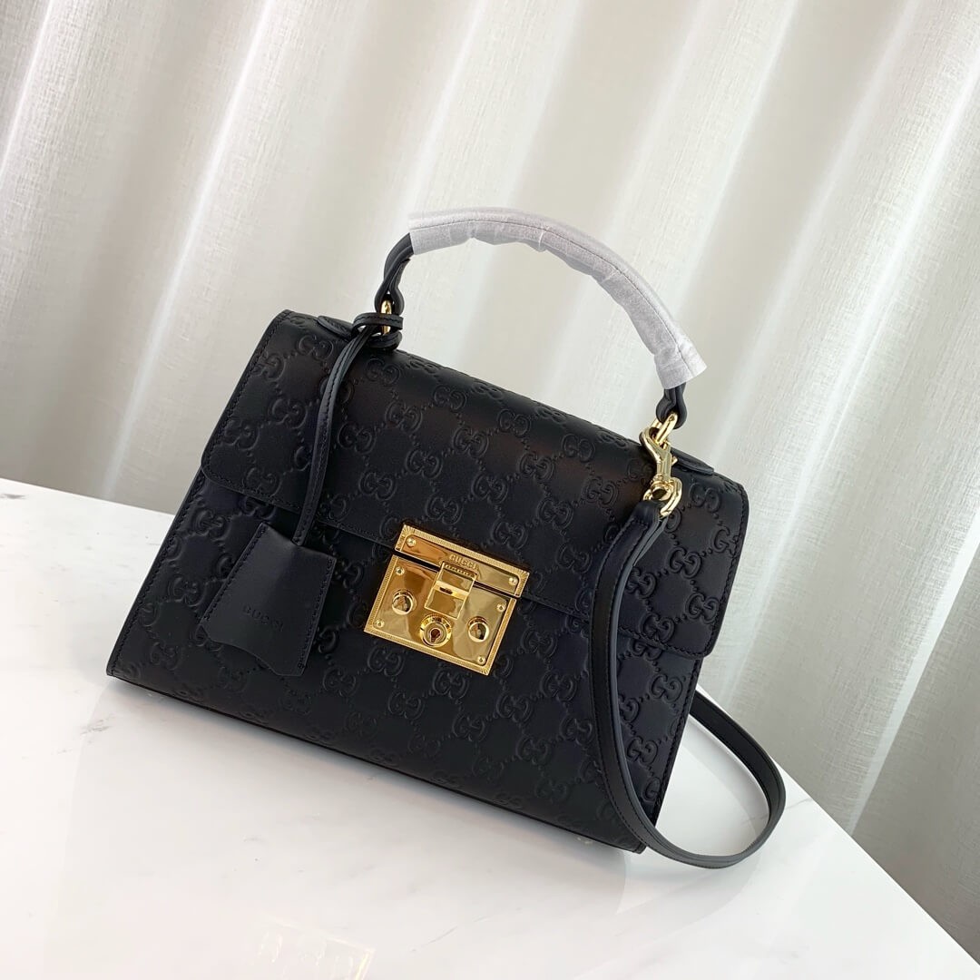 Gucci Padlock Small Gucci Signature Top Handle Bag 453188