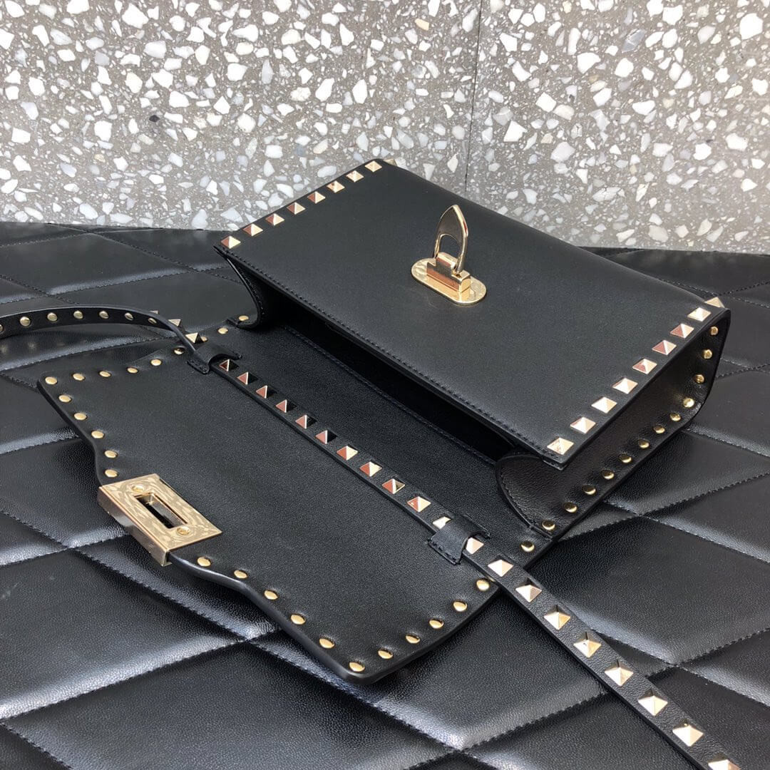 Valentino Garavani Rockstud Calfskin Crossbody Bag 0181