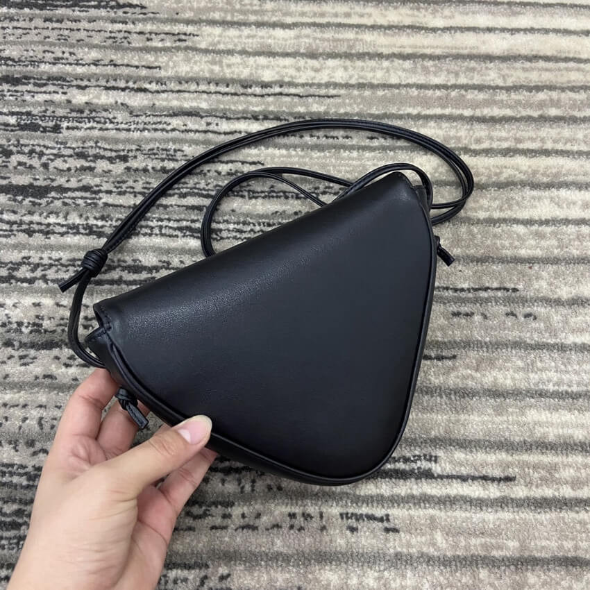 Celine Triangle Bag In Smooth Calfskin With Celine Print 195903