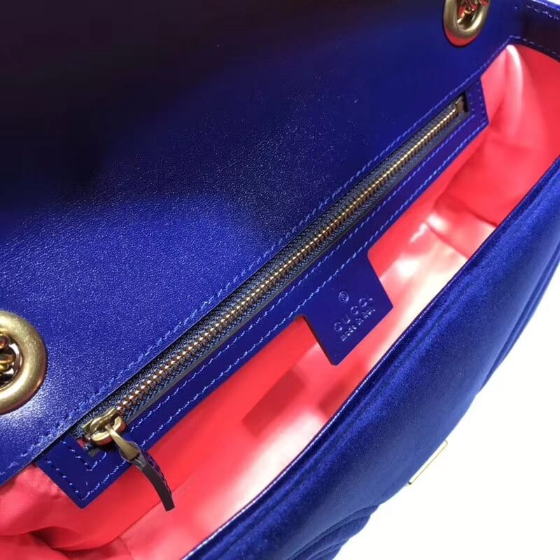 Gucci GG Marmont Velvet Shoulder Bag 443497