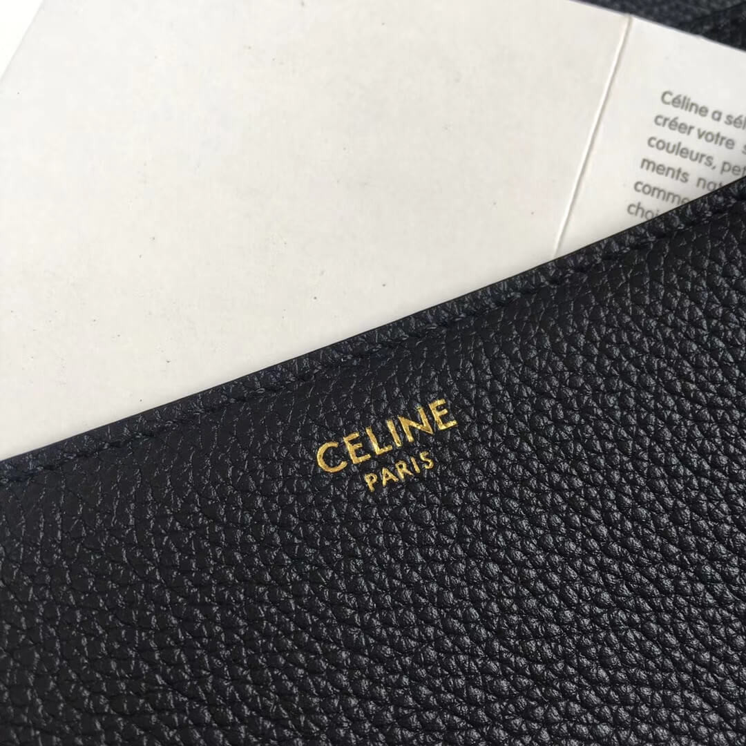 Celine Medium 16 Bag In Grained Calfskin 187373