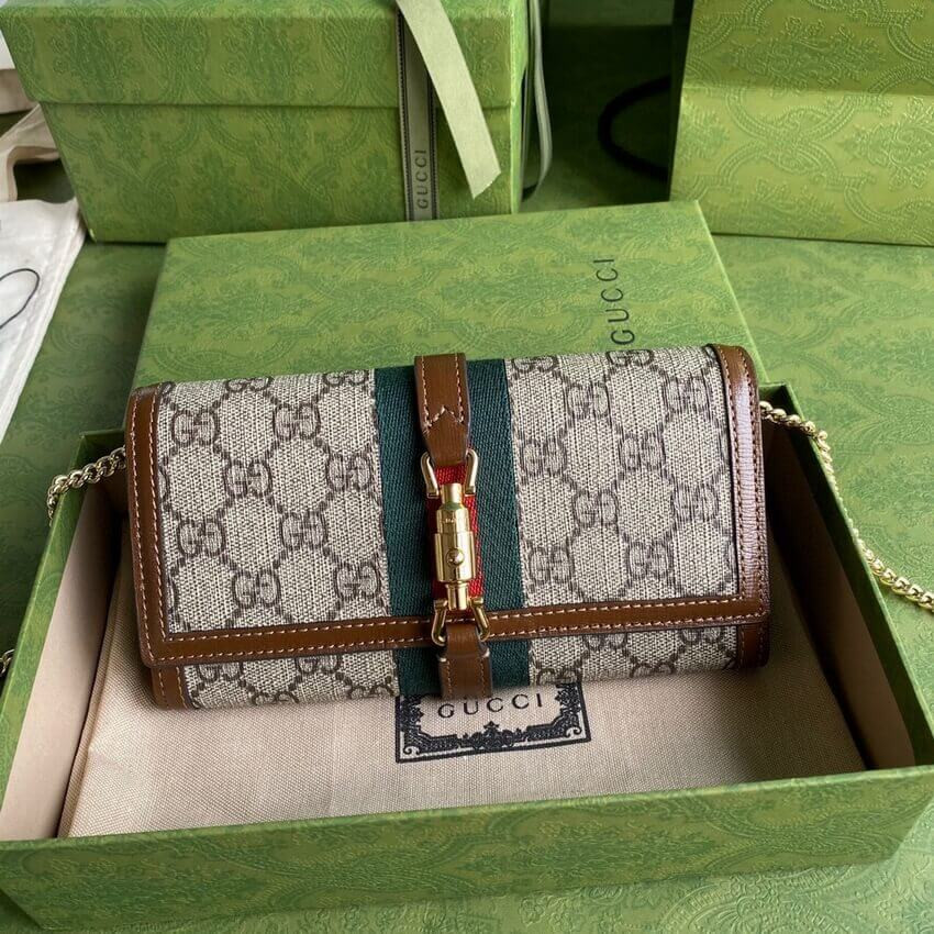 Gucci Jackie 1961 Chain Wallet 652681