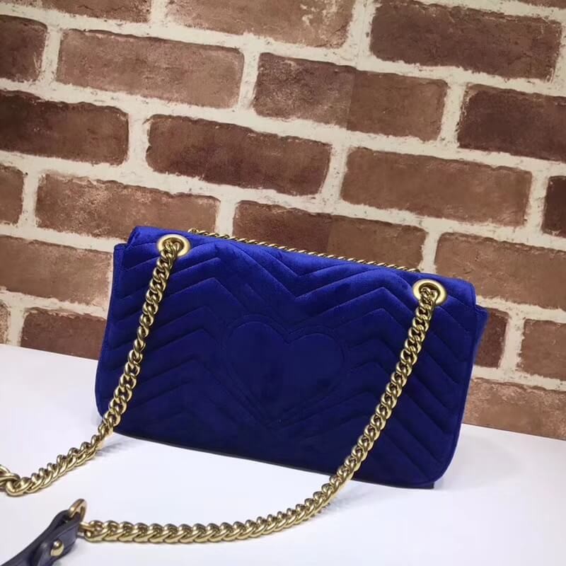 Gucci GG Marmont Velvet Shoulder Bag 443497