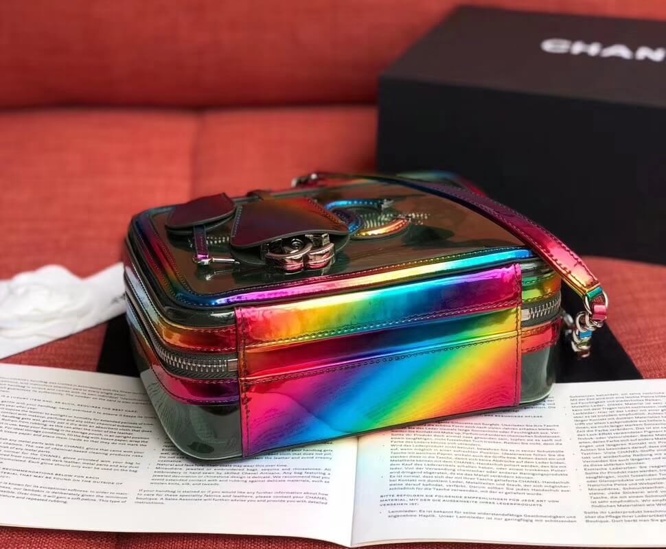 Chanel Vanity Case In Multicolour PVC A93343