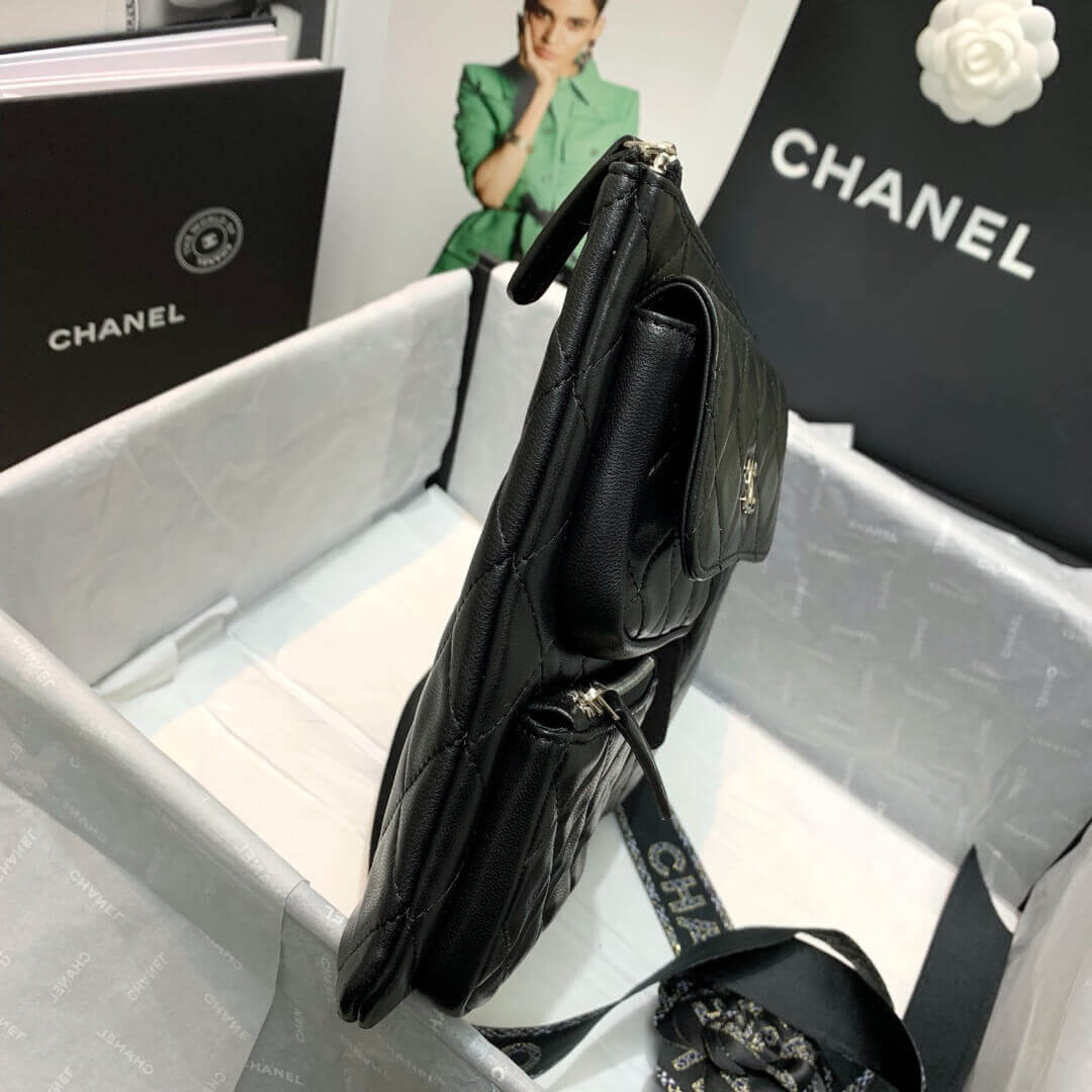 Chanel Lambskin Cases with Accessories AP1054 Black
