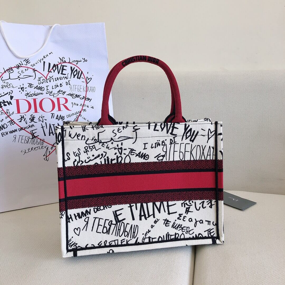 Dior Dioramour Small Book Tote Bag M1296