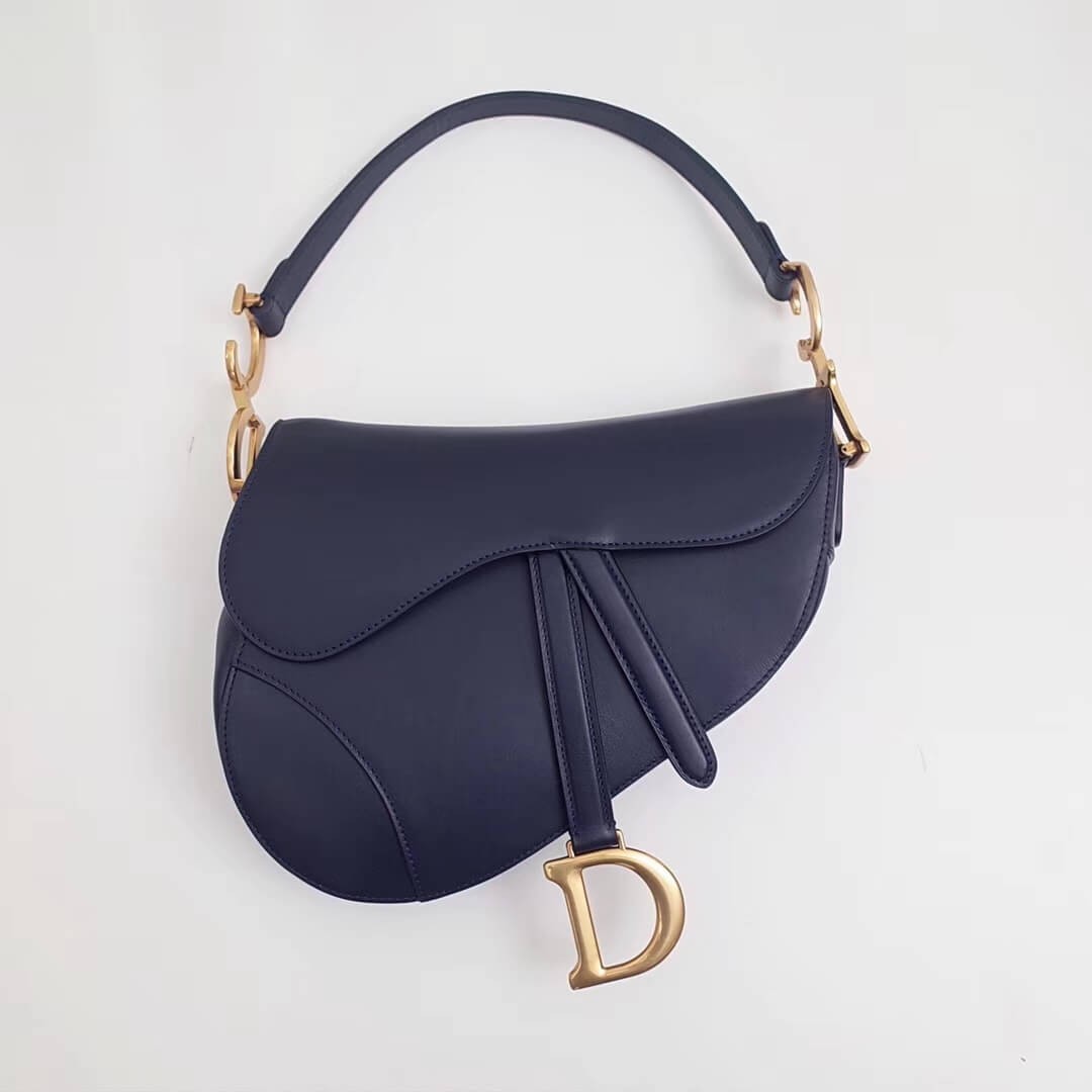 Christian Dior Smooth Calfskin Saddle Bag M0446