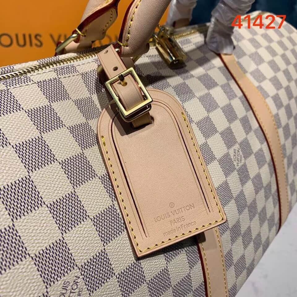 Louis Vuitton Damier Azur Keepall Bandouliere 50 N41427
