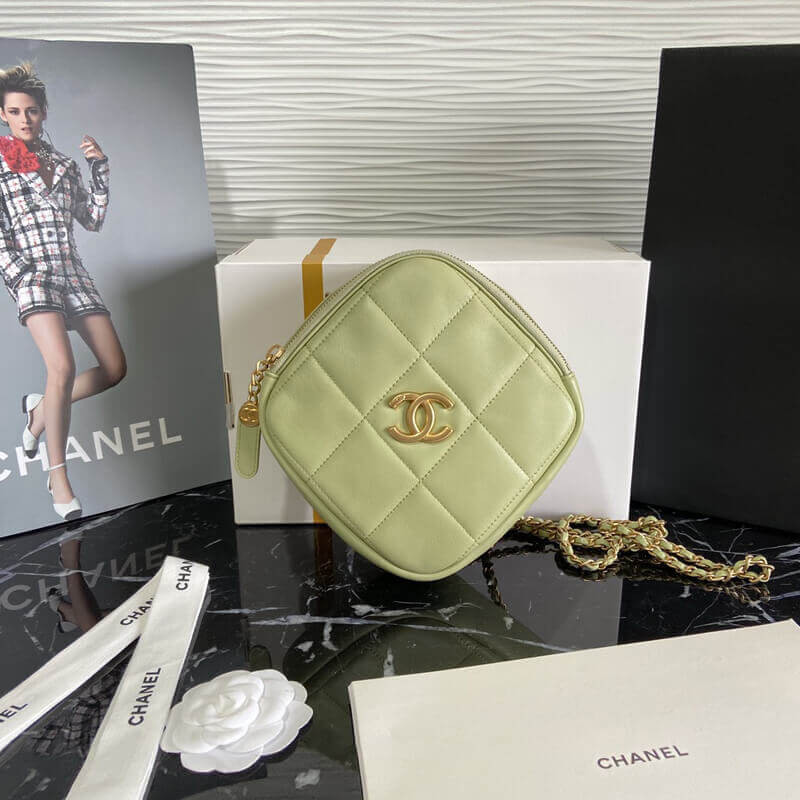 Chanel Small Diamond Bag AS2201 in Lambskin
