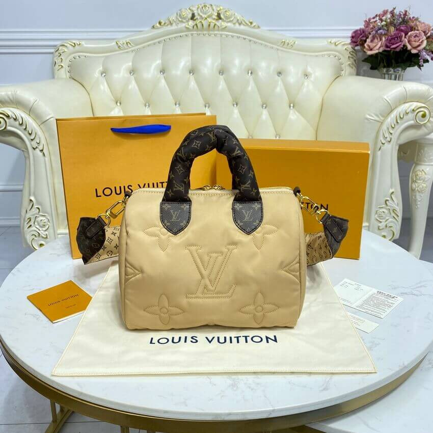 Louis Vuitton Econyl Speedy Bandouliere 25 M59008 Beige