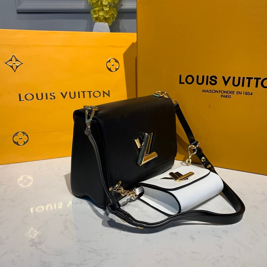 Louis Vuitton Twist MM And Twisty M55683 Black/White