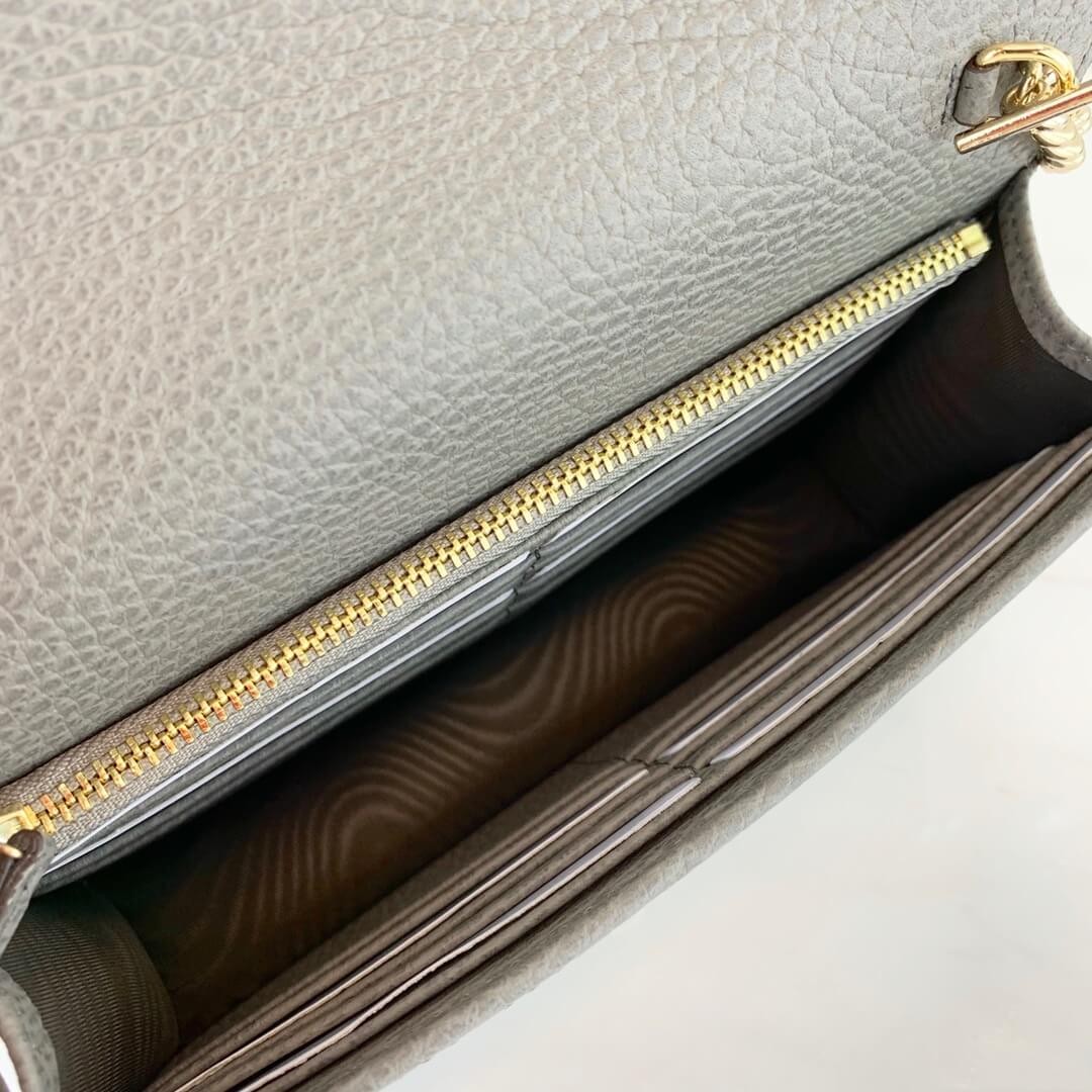 Gucci Leather Interlocking GG Crossbody Bag 510314