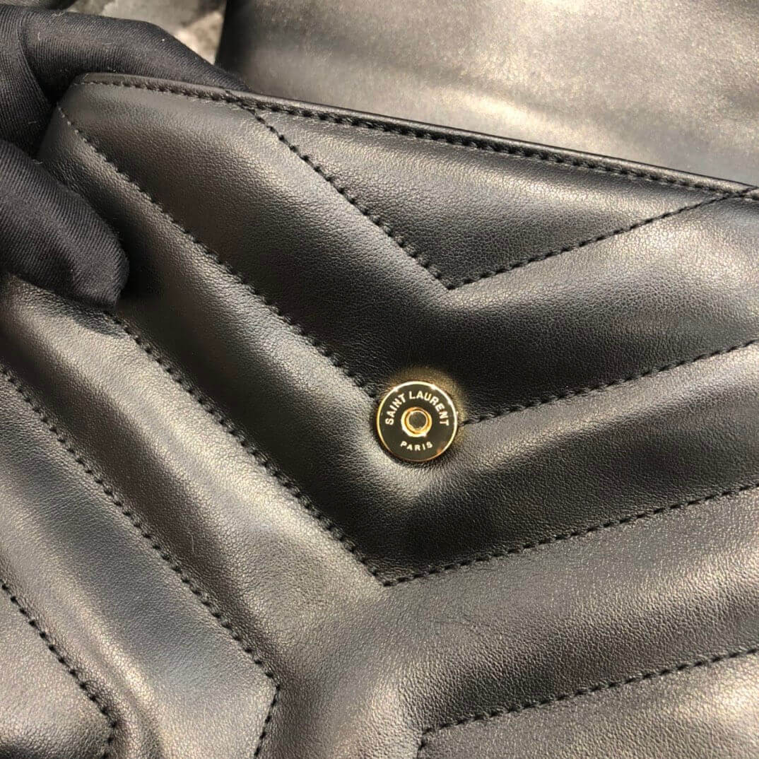 Saint Laurent Loulou Toy Bag In Matelassé Y Leather 467072