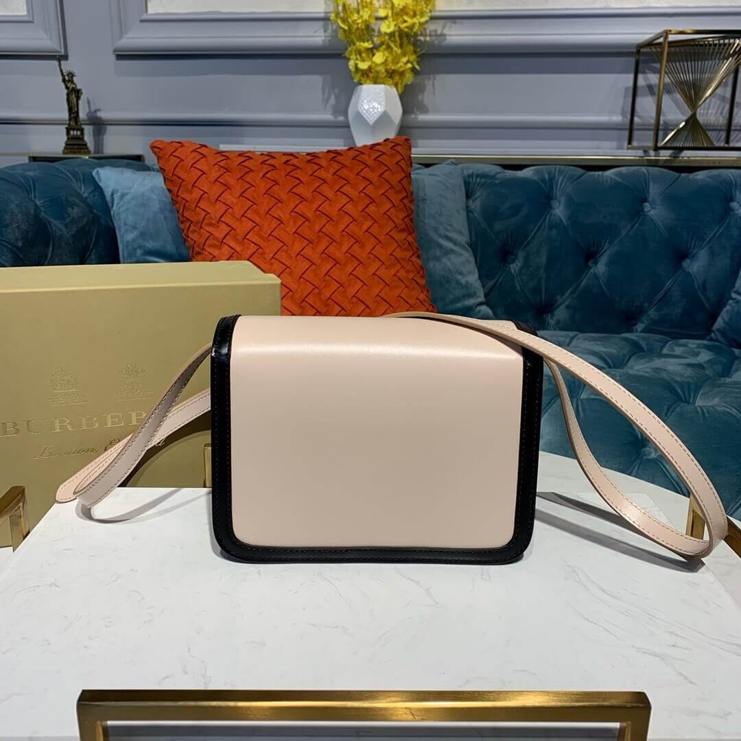 Burberry Small Two-tone Leather TB Bag 80134541