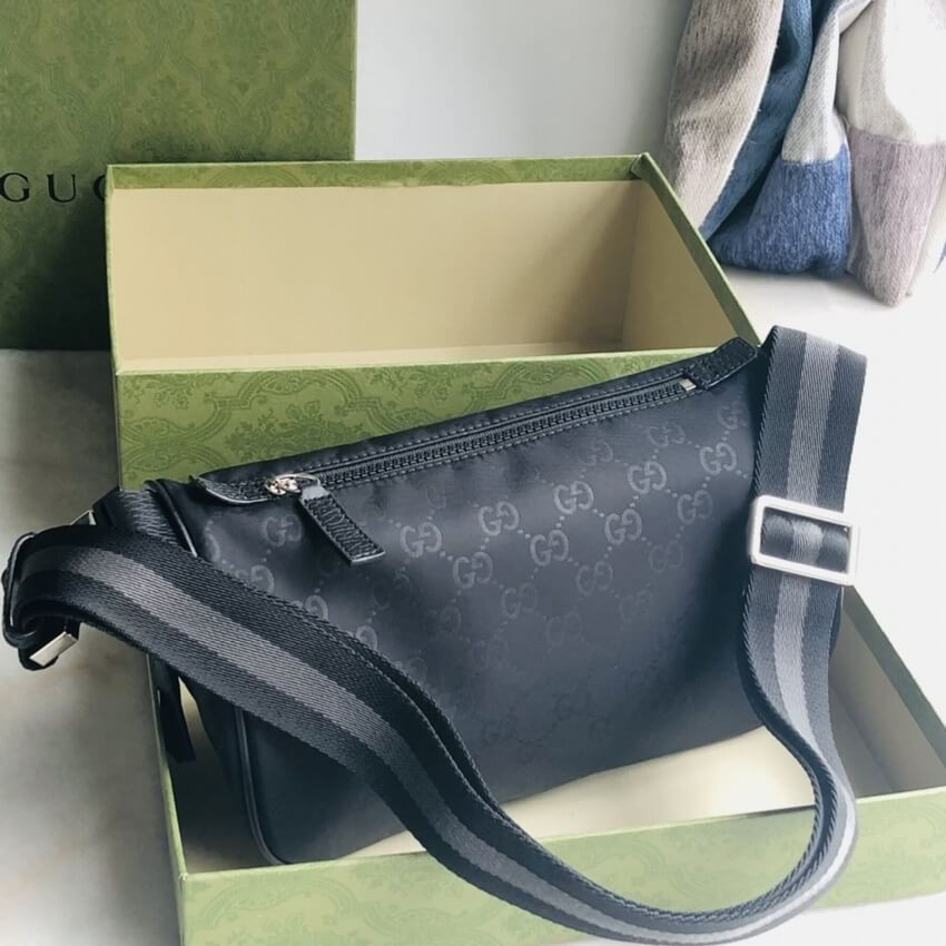 Gucci GG Guccissima Nylon Waist Crossbody Bag 449182