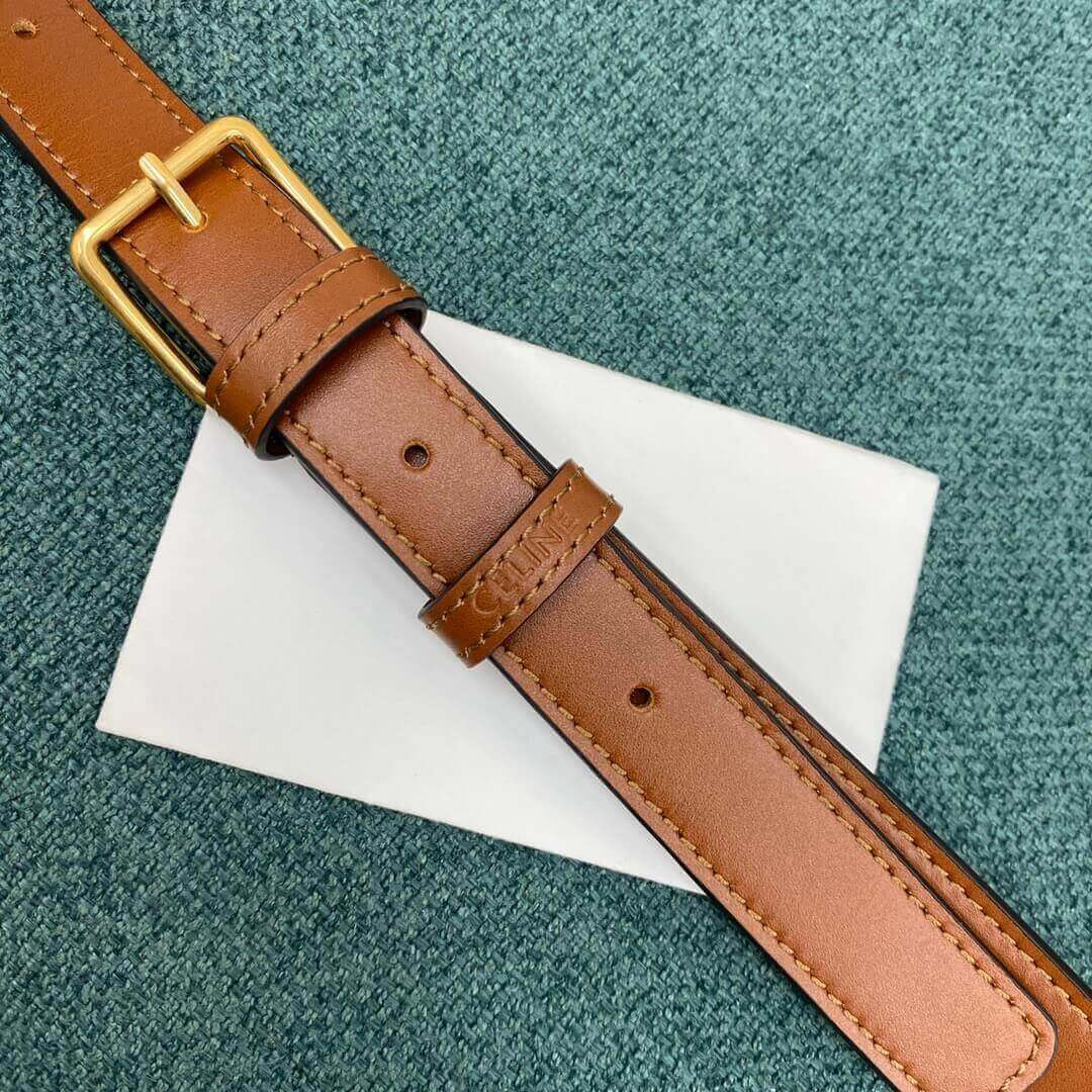 Celine Bucket Maillon Triomphe In Natural Calfskin 193043