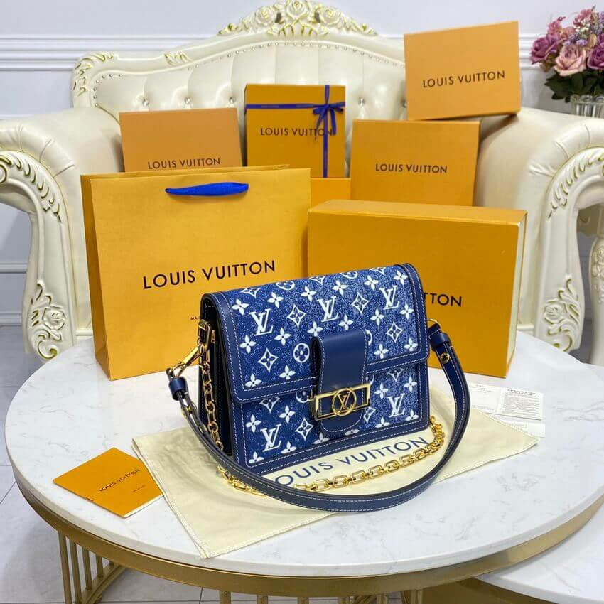 Louis Vuitton Monogram Denim Dauphine MM M59631