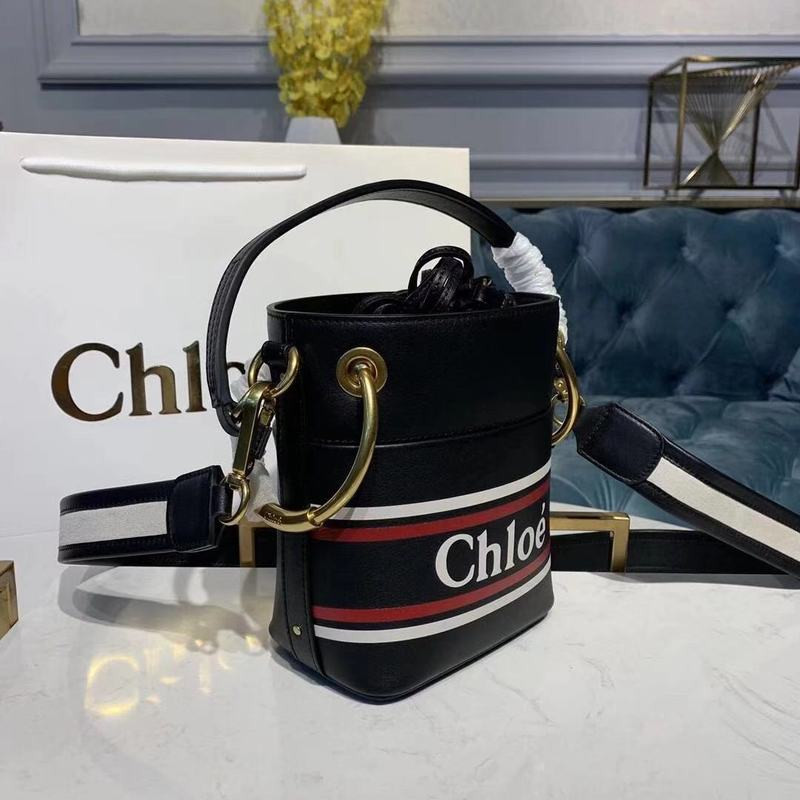 Chloe Roy Mini Smooth Leather Bucket Bag 3S508