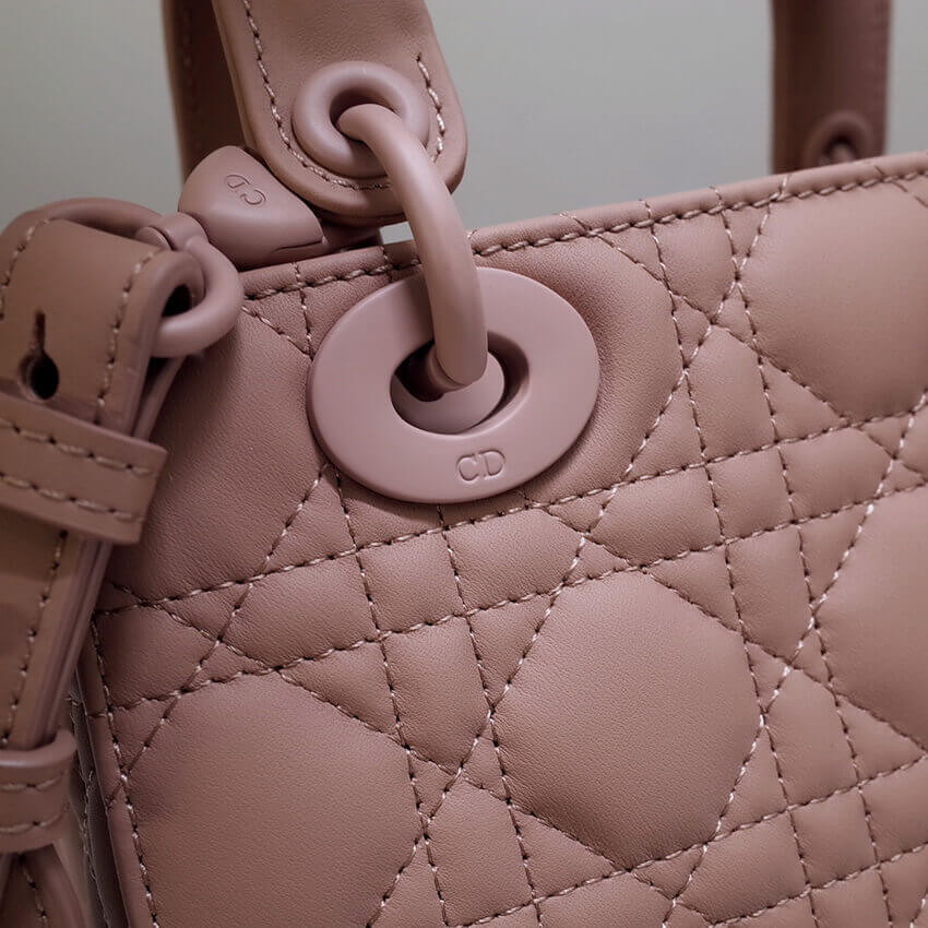 Lady Dior My ABCDior Bag in Ultramatte Cannage Calfskin M0538