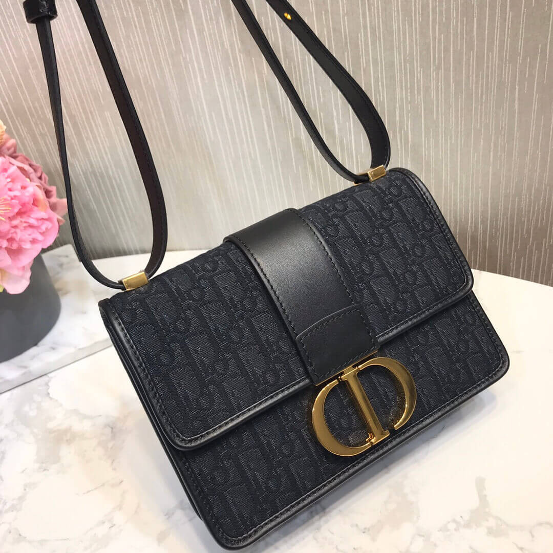 Christian Dior 30 Montaigne Bag Oblique Jacquard M9203
