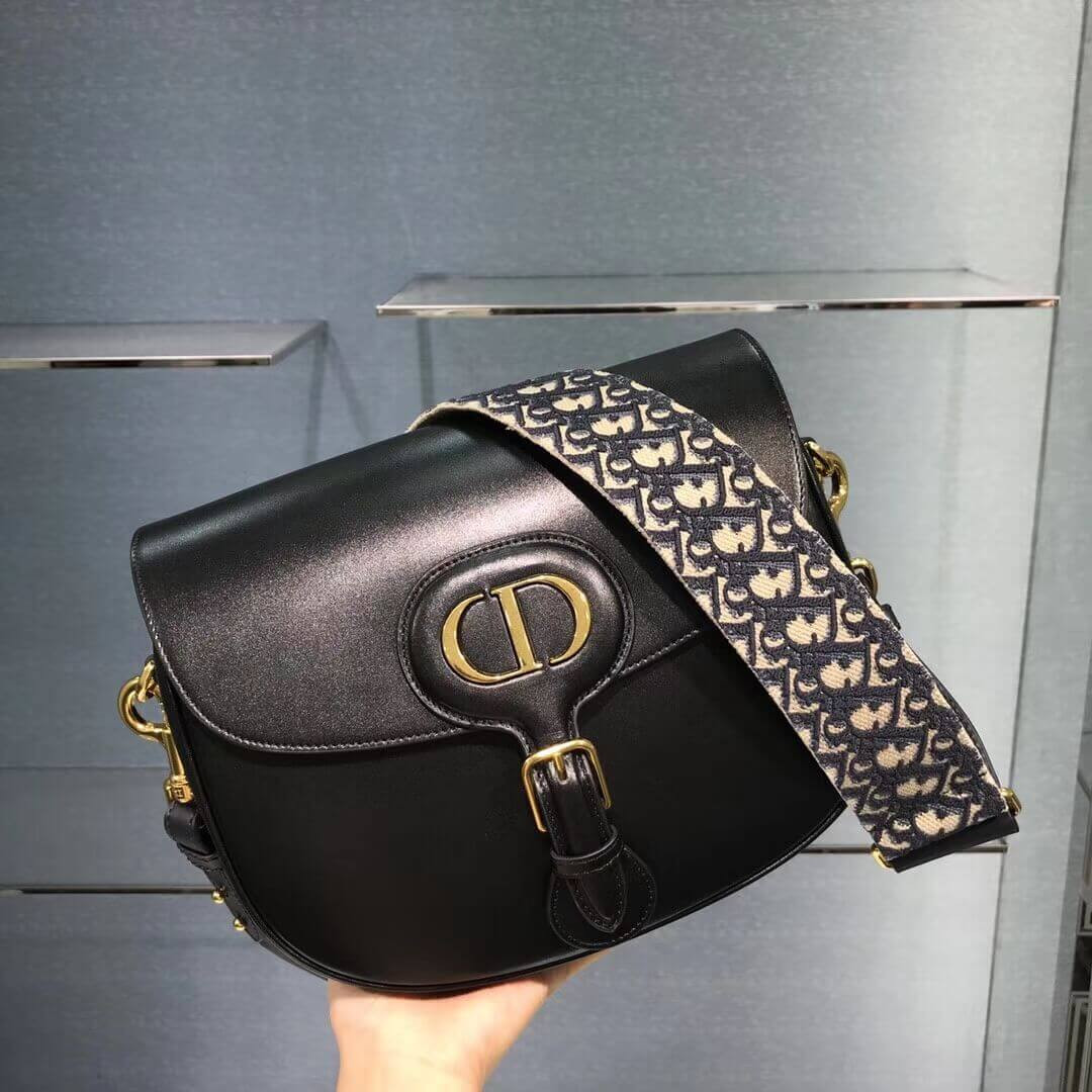 Dior Large Bobby Bag in Box Calfskin M9320