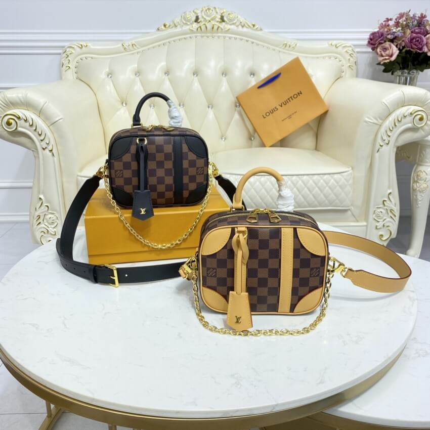 Louis Vuitton Damier Azur Valisette Souple BB N50063