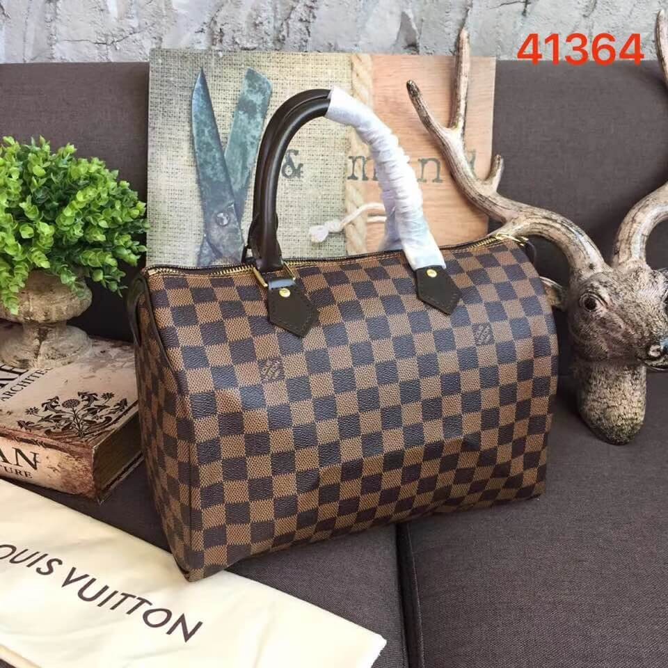 Louis Vuitton Damier Ebene Canvas Speedy 30 N41364