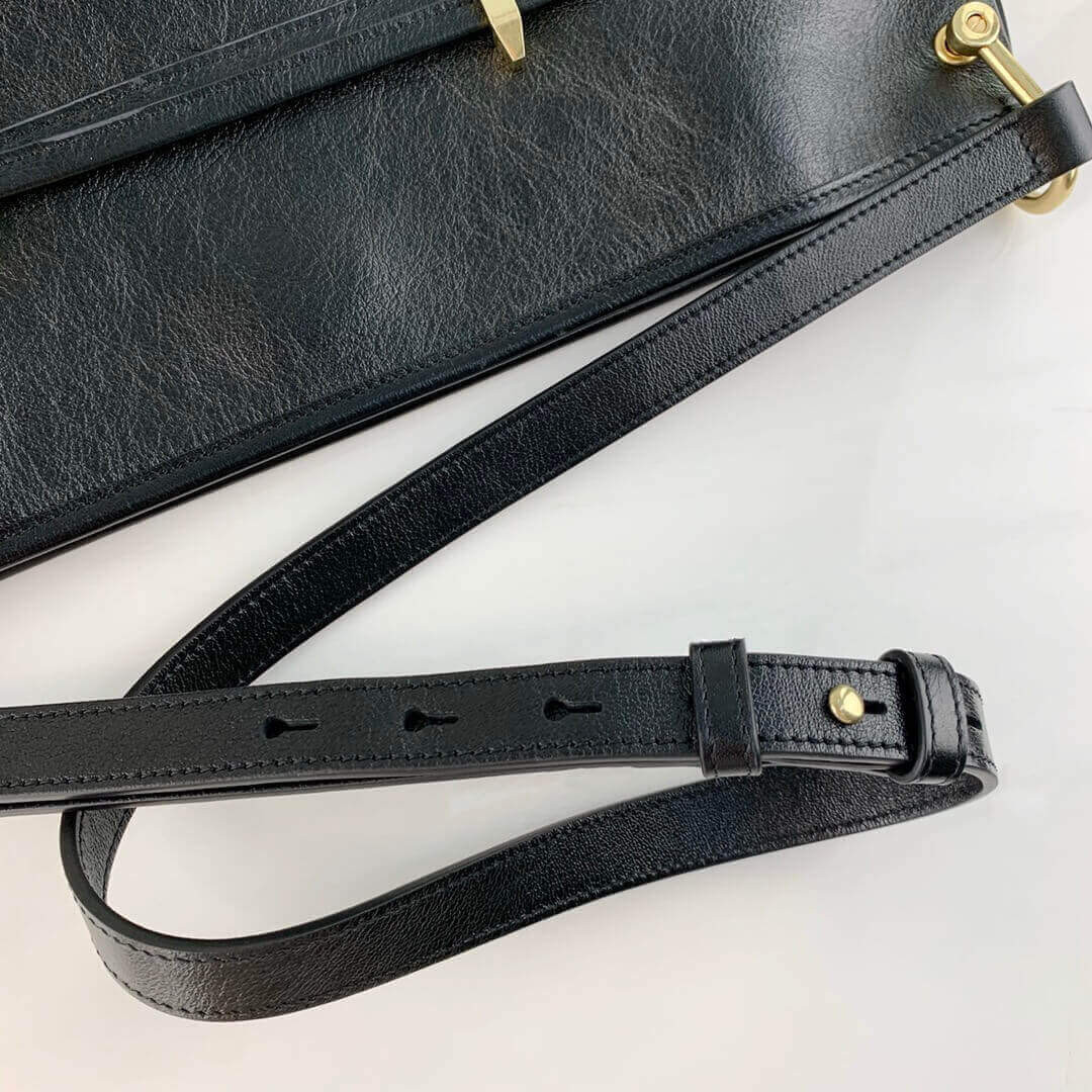 Gucci 1955 Horsebit Tanned Leather Messenger Bag 602089