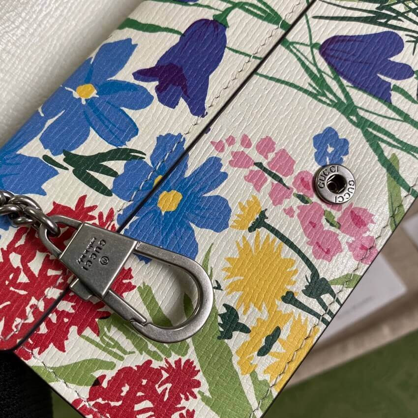 Gucci Dionysus Ken Scott Print Super Mini Bag 476432 Ivory