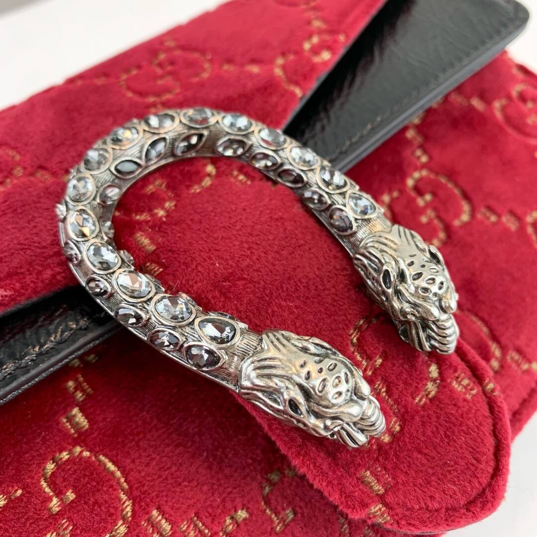 Gucci Dionysus GG Velvet Small Shoulder Bag 499623