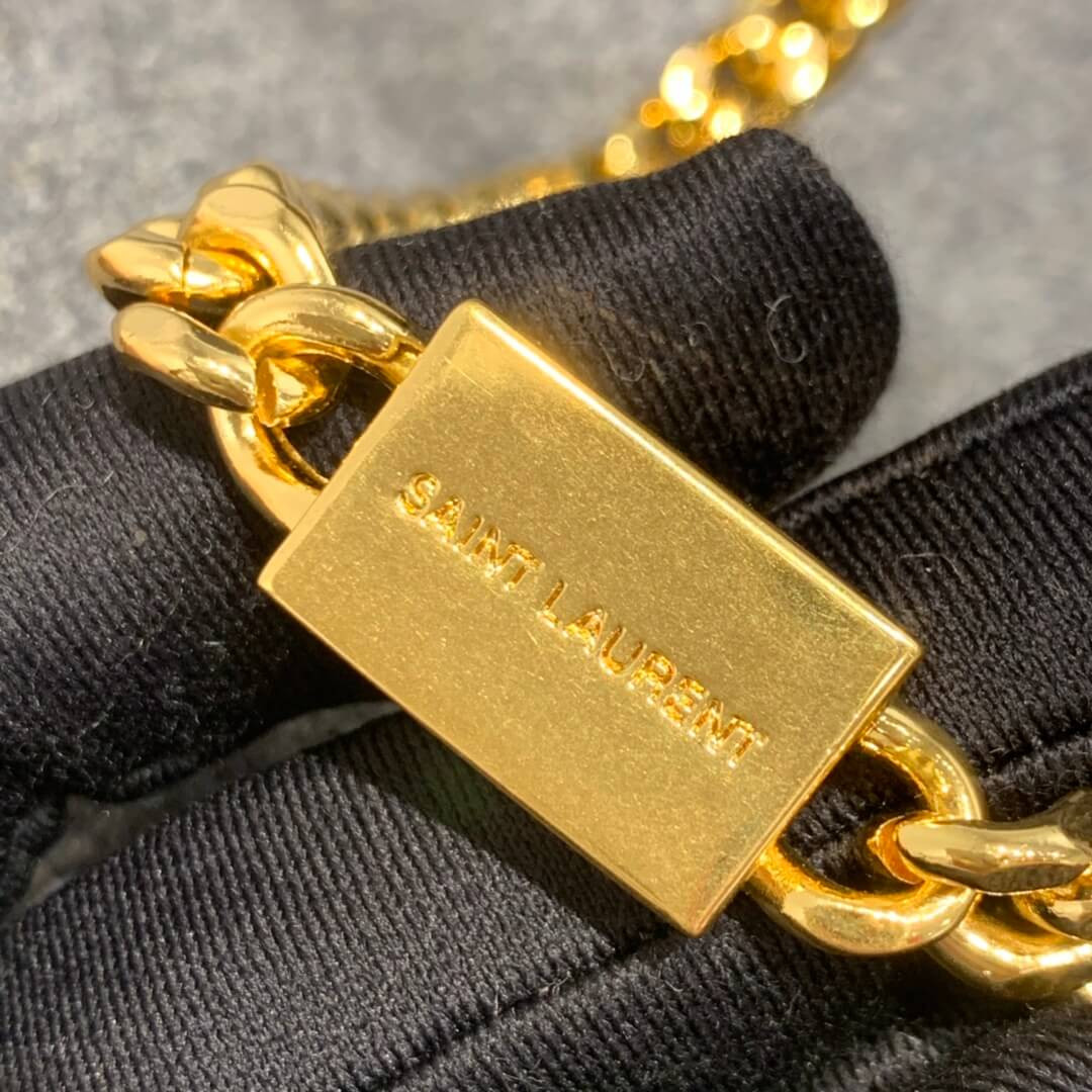 Saint Laurent Smooth Calfskin Medium Classic Monogram Kate Tassel Satchel 354119