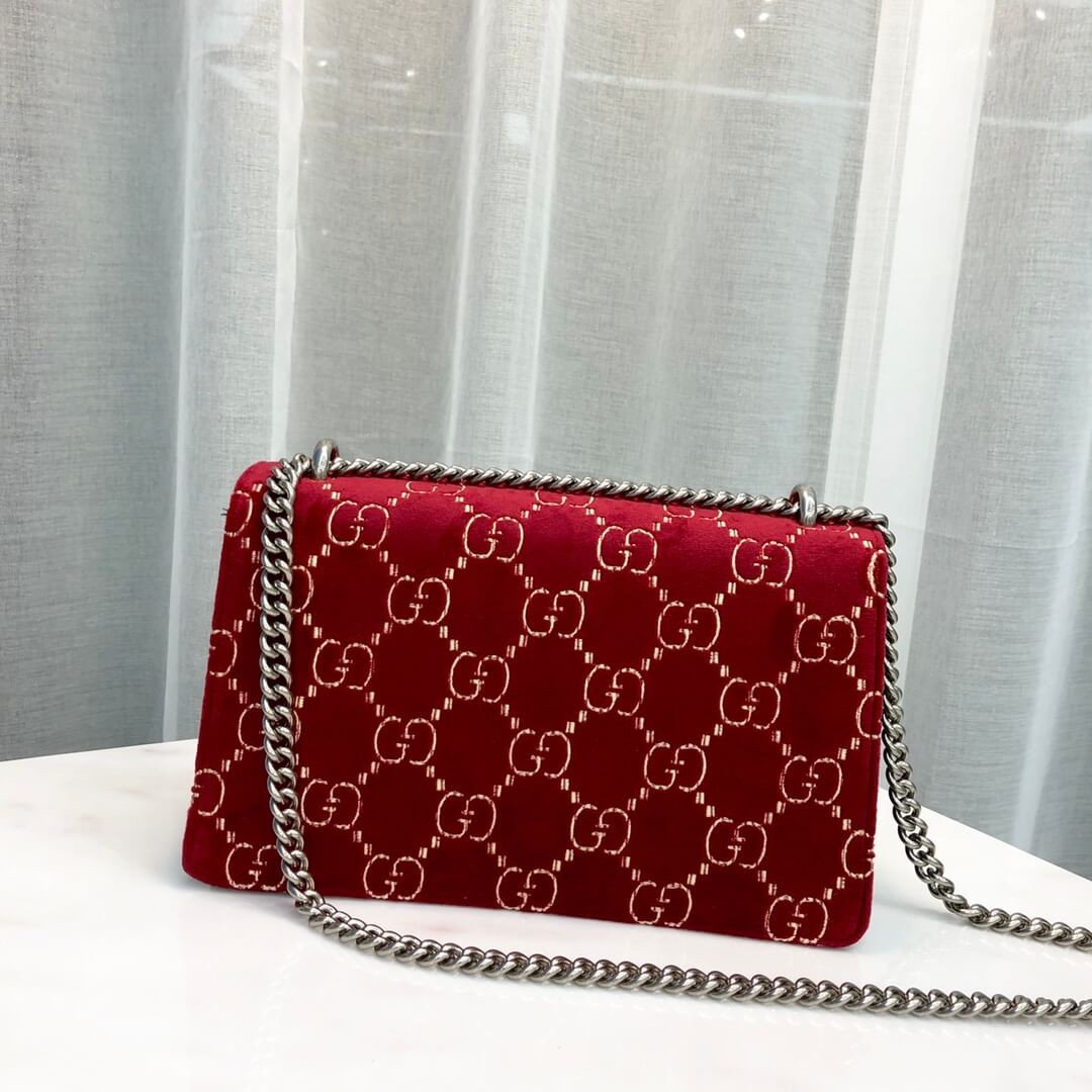 Gucci Dionysus GG Velvet Small Shoulder Bag 400249