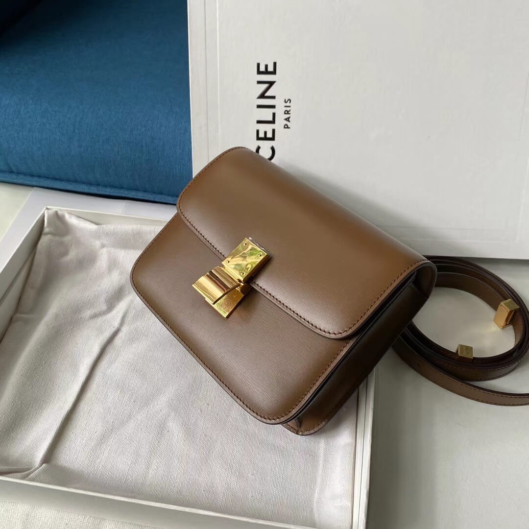 Celine Teen Classic Bag in Box Calfskin 192523