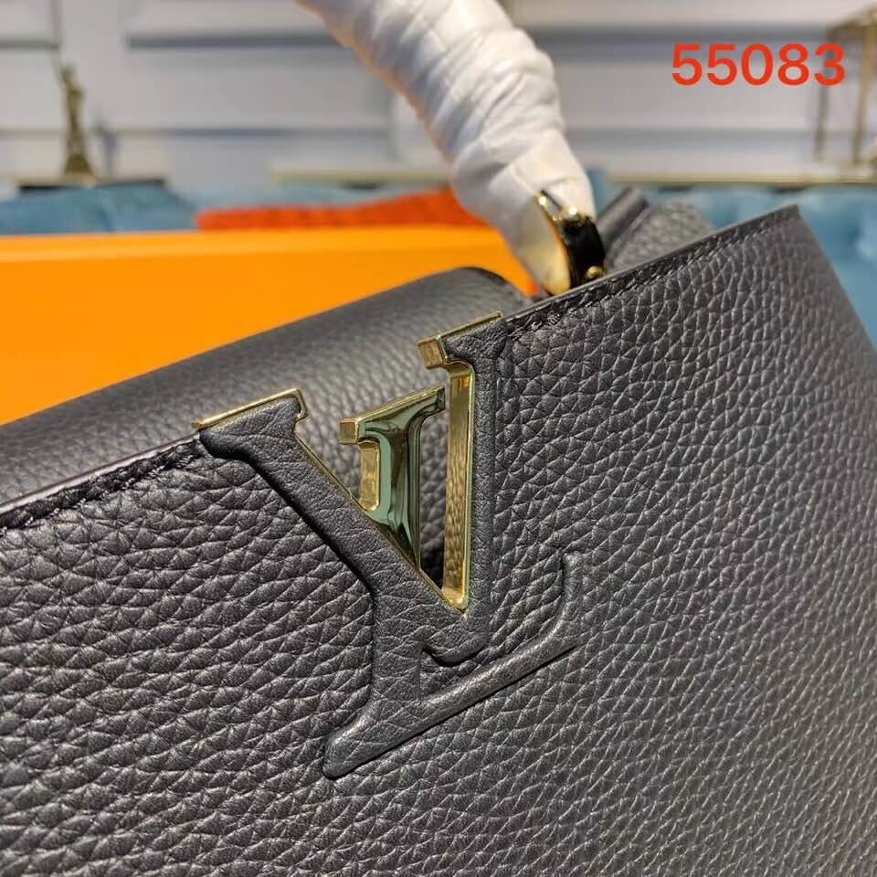 Louis Vuitton Taurillon Leather Capucines PM M55083
