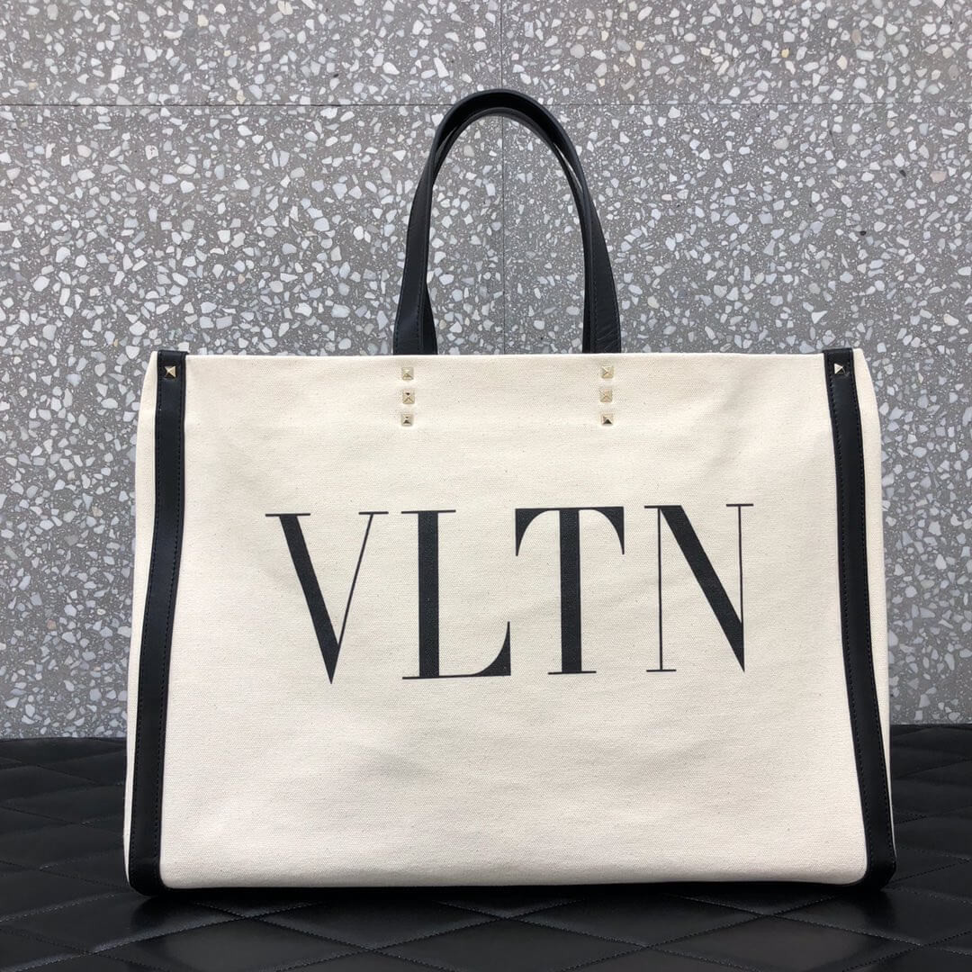 Valentino Garavani VLTN Canvas Shopping Bag 90011