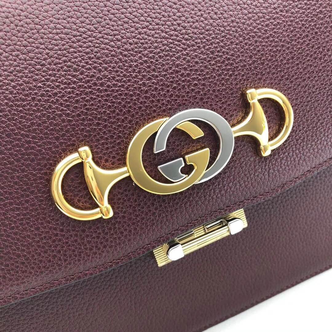 Gucci Zumi Grainy Leather Small Shoulder Bag 576388