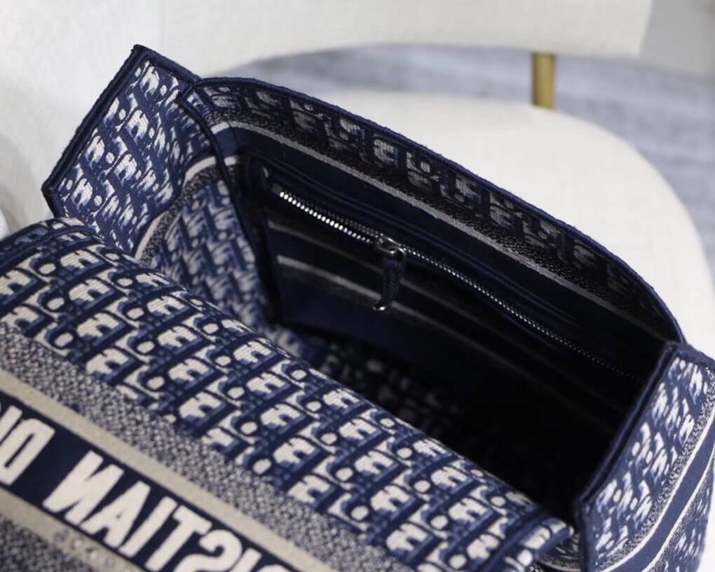 Christian Dior Embroidered Canvas Backpack M1293