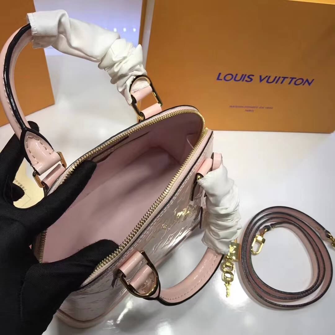 Louis Vuitton Monogram Vernis Alma BB M50415