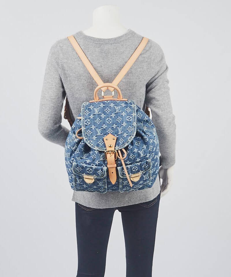Louis Vuitton Monogram Denim Sac A Dos GM Backpack M95056
