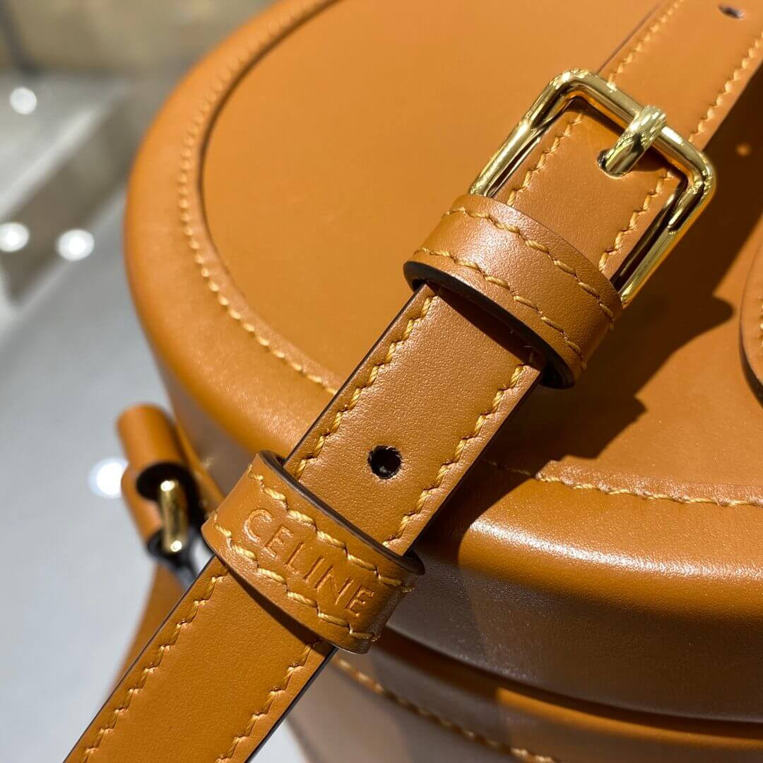 Celine Medium Tambour Bag In Smooth Calfskin 195192