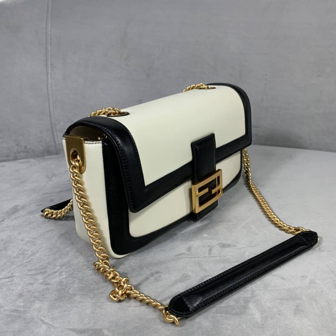 Fendi Baguette Chain Bag In Nappa Leather 8BR783