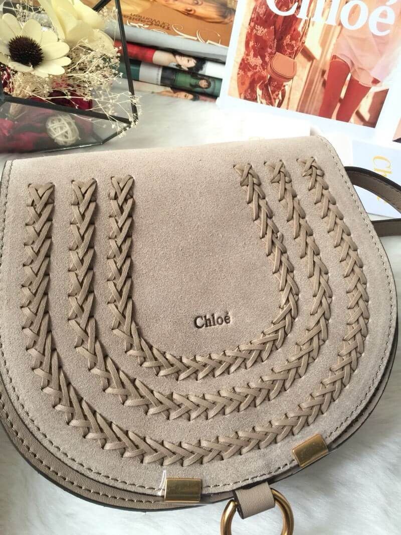 Chloe Mini Marcie Bag in Suede P580