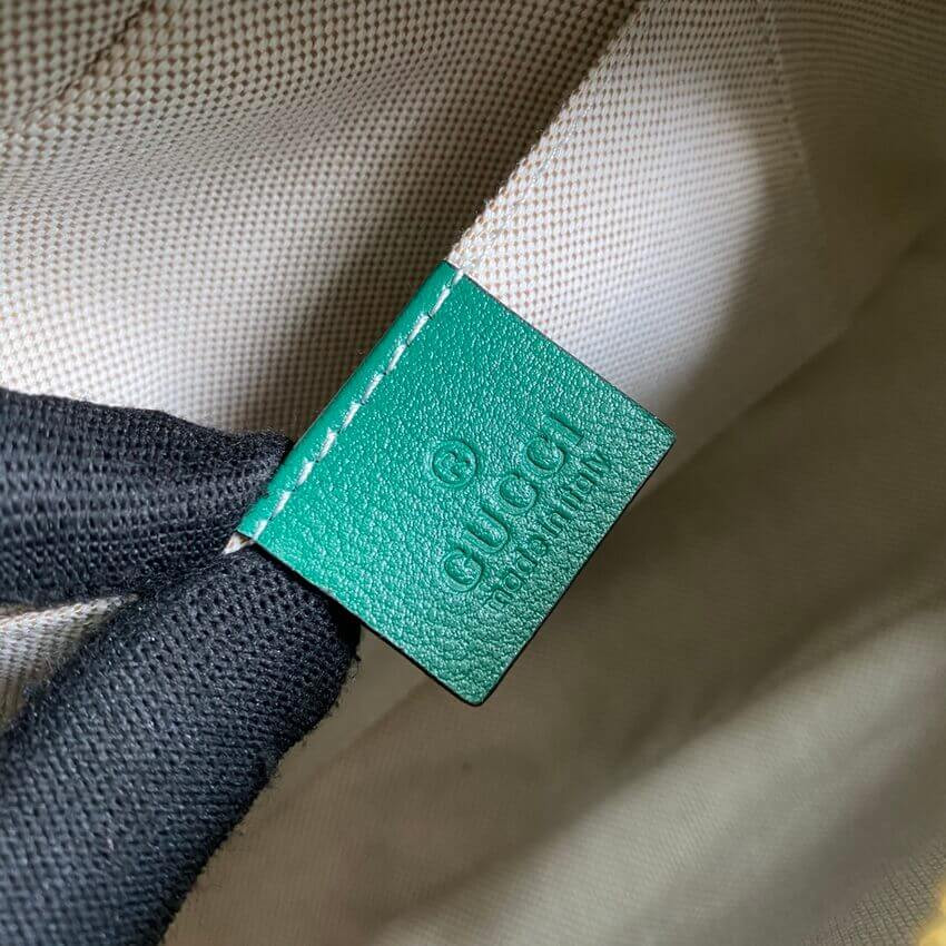 Gucci GG Marmont Small Shoulder Bag 447632 Green and Emerald Leather