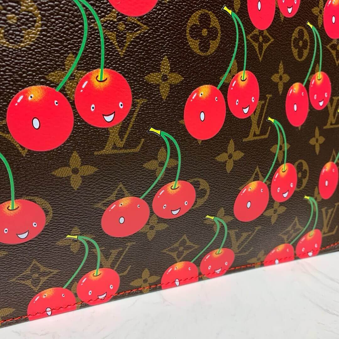 Louis Vuitton Monogram Cherry Sac Plat Tote Bag M51140
