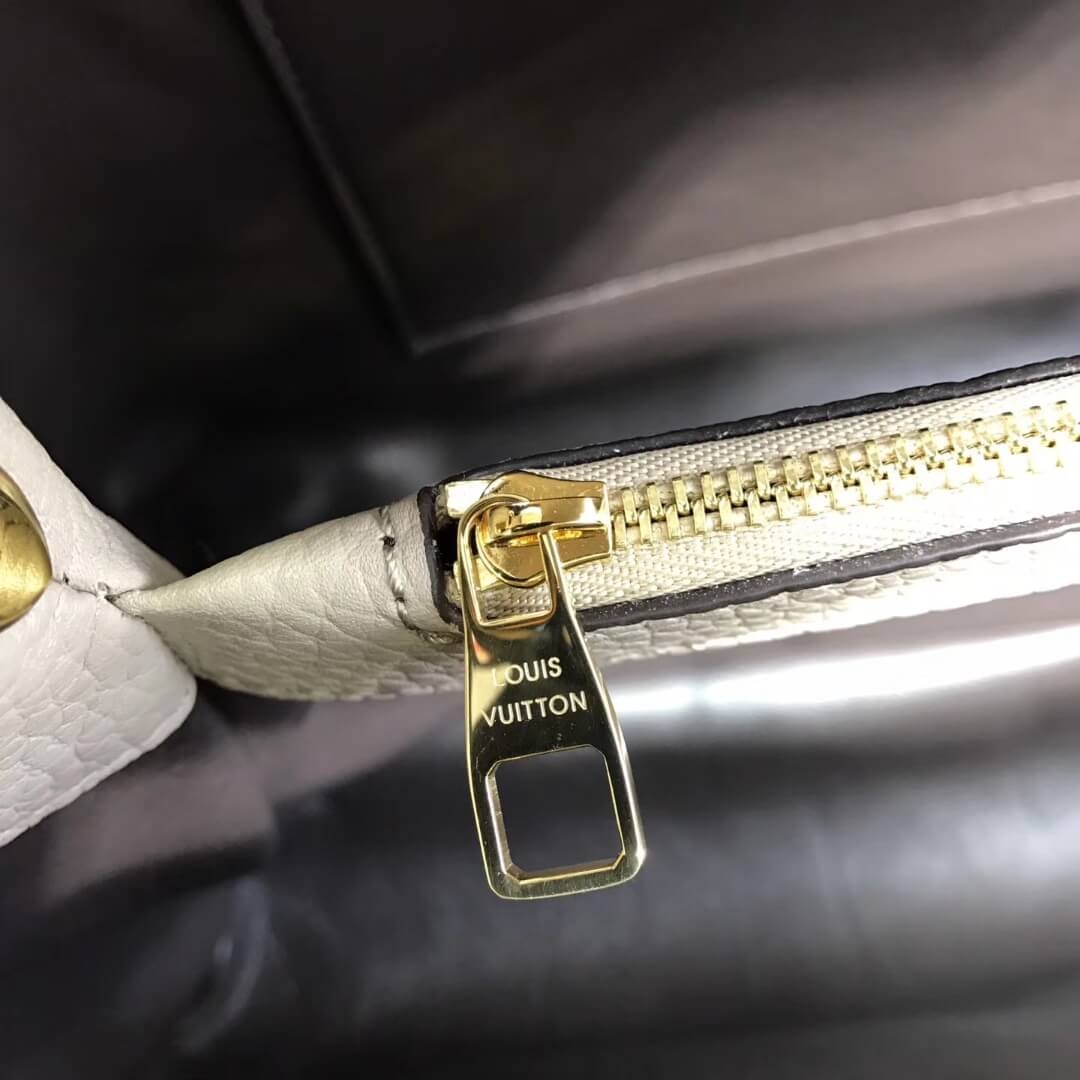 Louis Vuitton Taurillon Leather And Python Capucines MM N91711