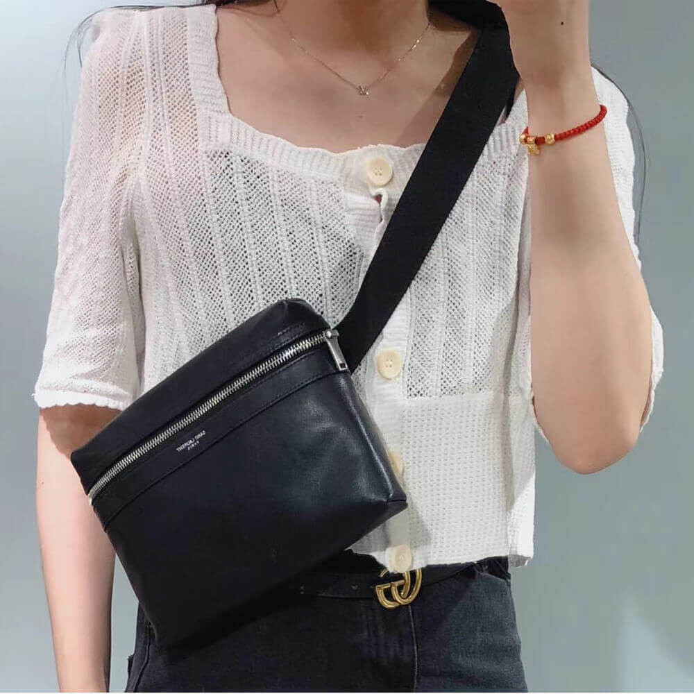 Saint Laurent YSL City Camera Bag In Matte Leather 634717