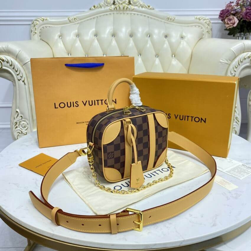 Louis Vuitton Damier Azur Valisette Souple BB N50065